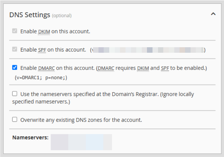 dns settings