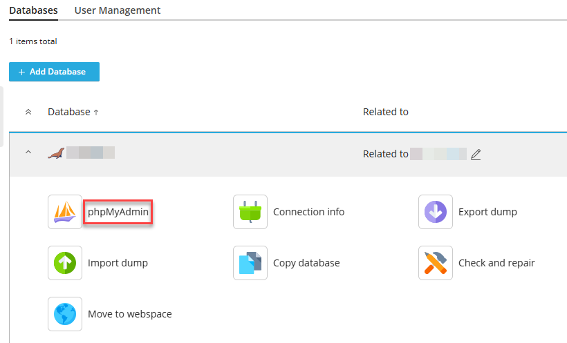 phpmyadmin
