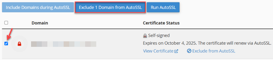 exclude domain