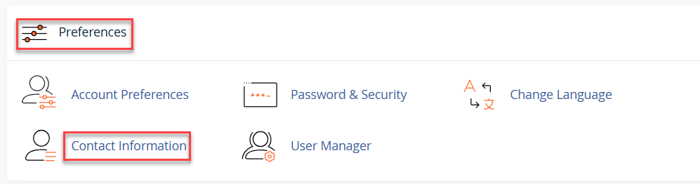 preferences preferences
