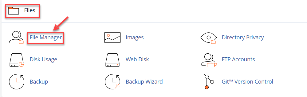 files>File manager