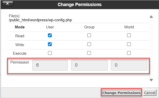 permissions