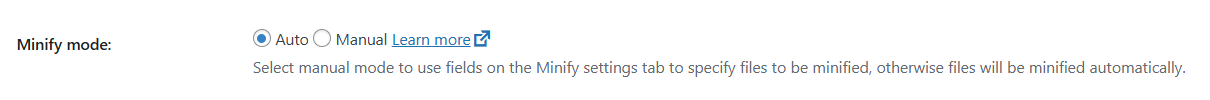 minify