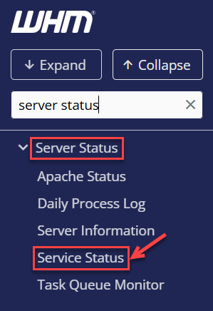 service status