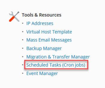 scheduled tasks