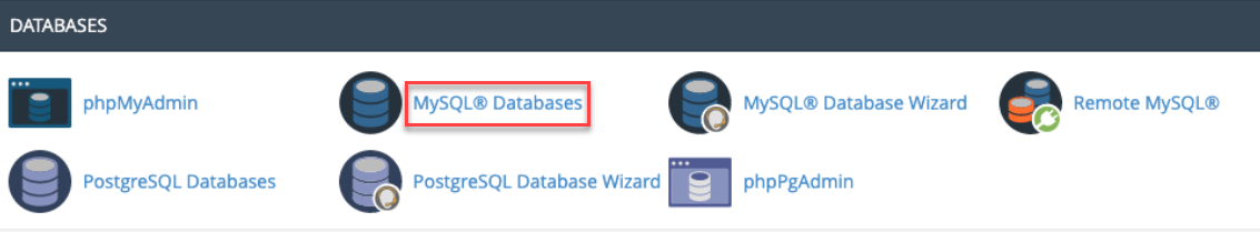 mysql databases