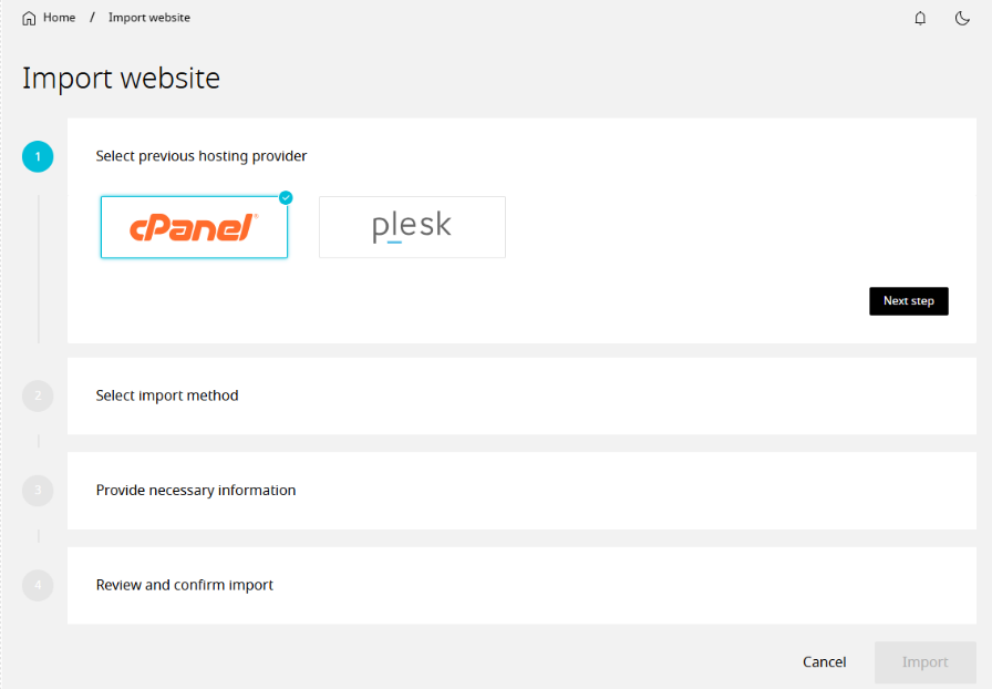 cpanel