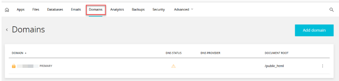 domains