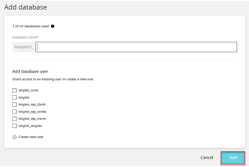add databases